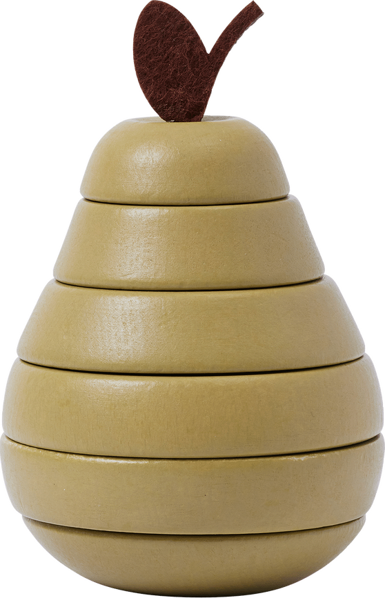 Ferm Living Puzzle pomme et poire, Lot de 2