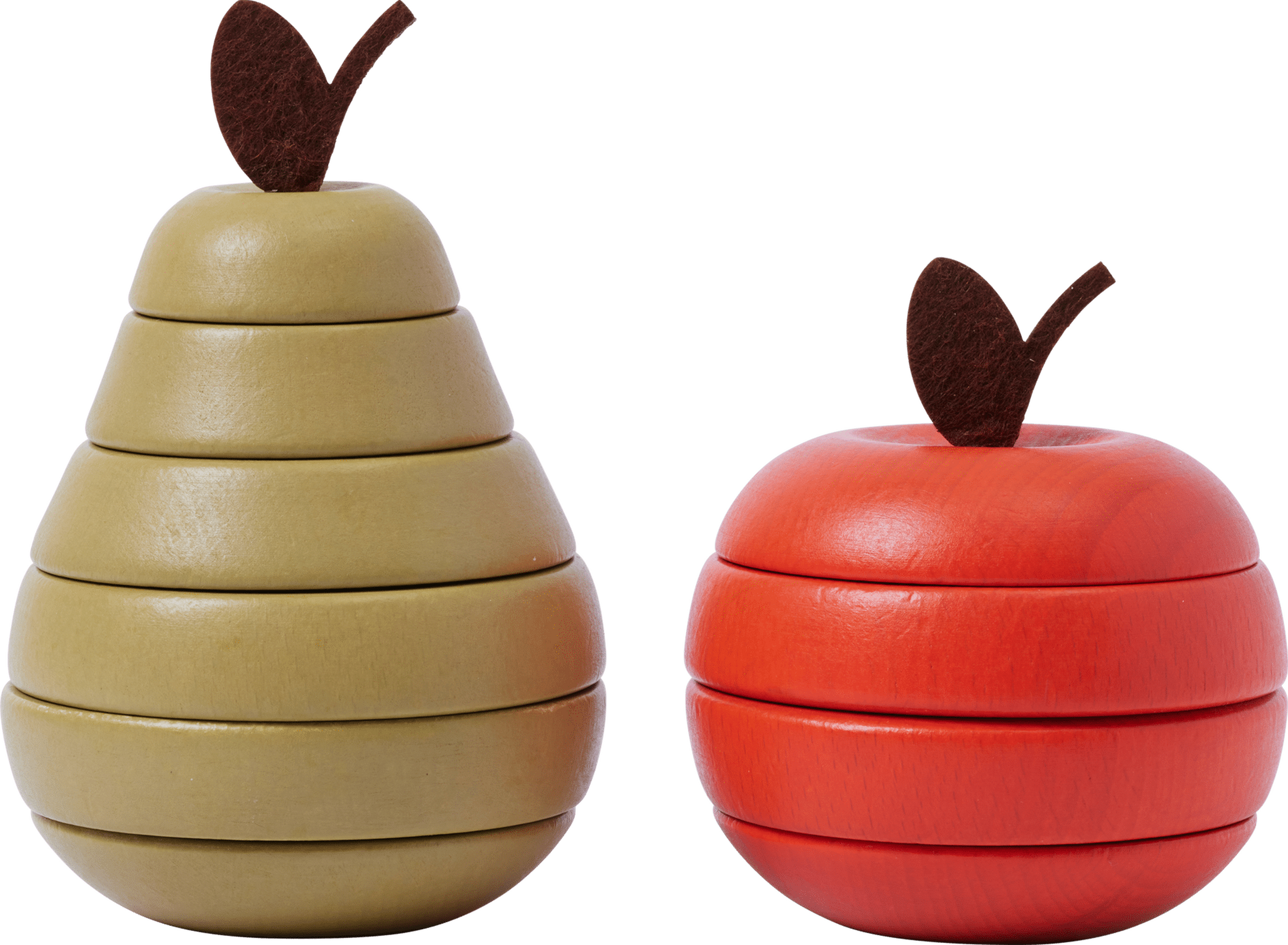 Ferm Living Steckpuzzle Apfel und Birne, 2 St.