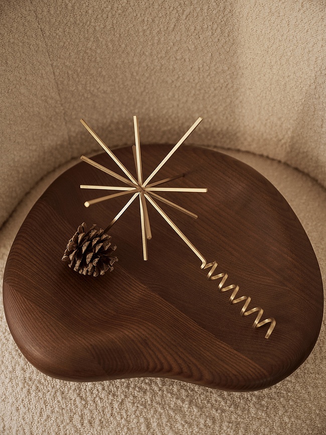 Ferm Living Ster voor kerstboomtop, messing