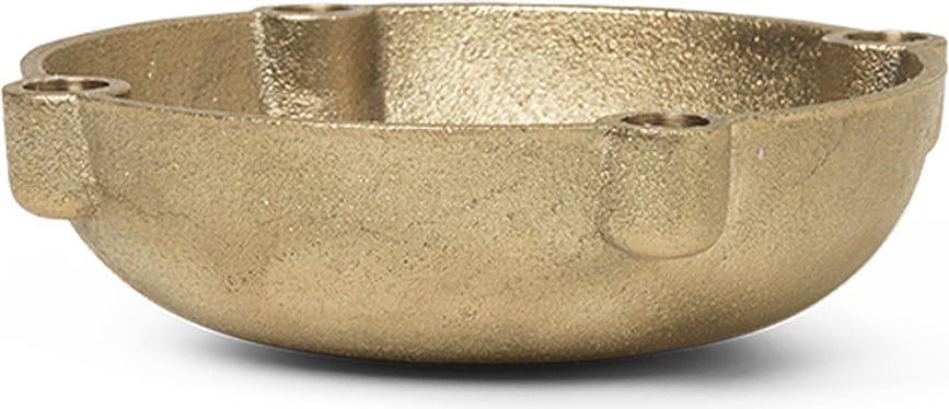 Ferm Living Svijećnjak mjedeni zlatni 14,6 cm