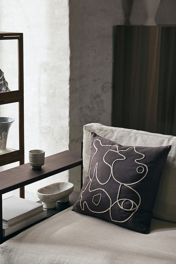 Figure Μαξιλαροθήκη, 50 x 50 cm, ταουπέ