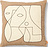 Figure Prydnadskudde 50 x 50 cm, taupe