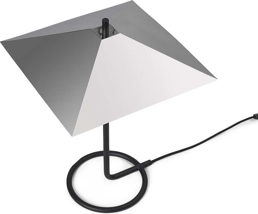 Filo Square Stolna Lampa polirani čelik