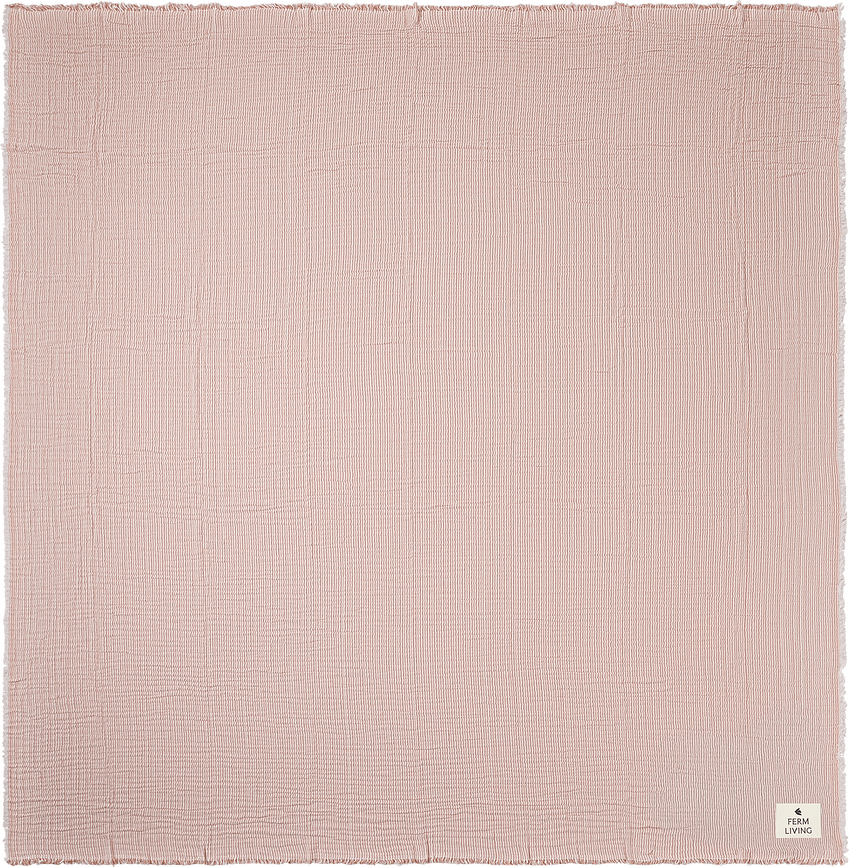 Fino Couvre-lit 250 x 240 cm, rouge et beige