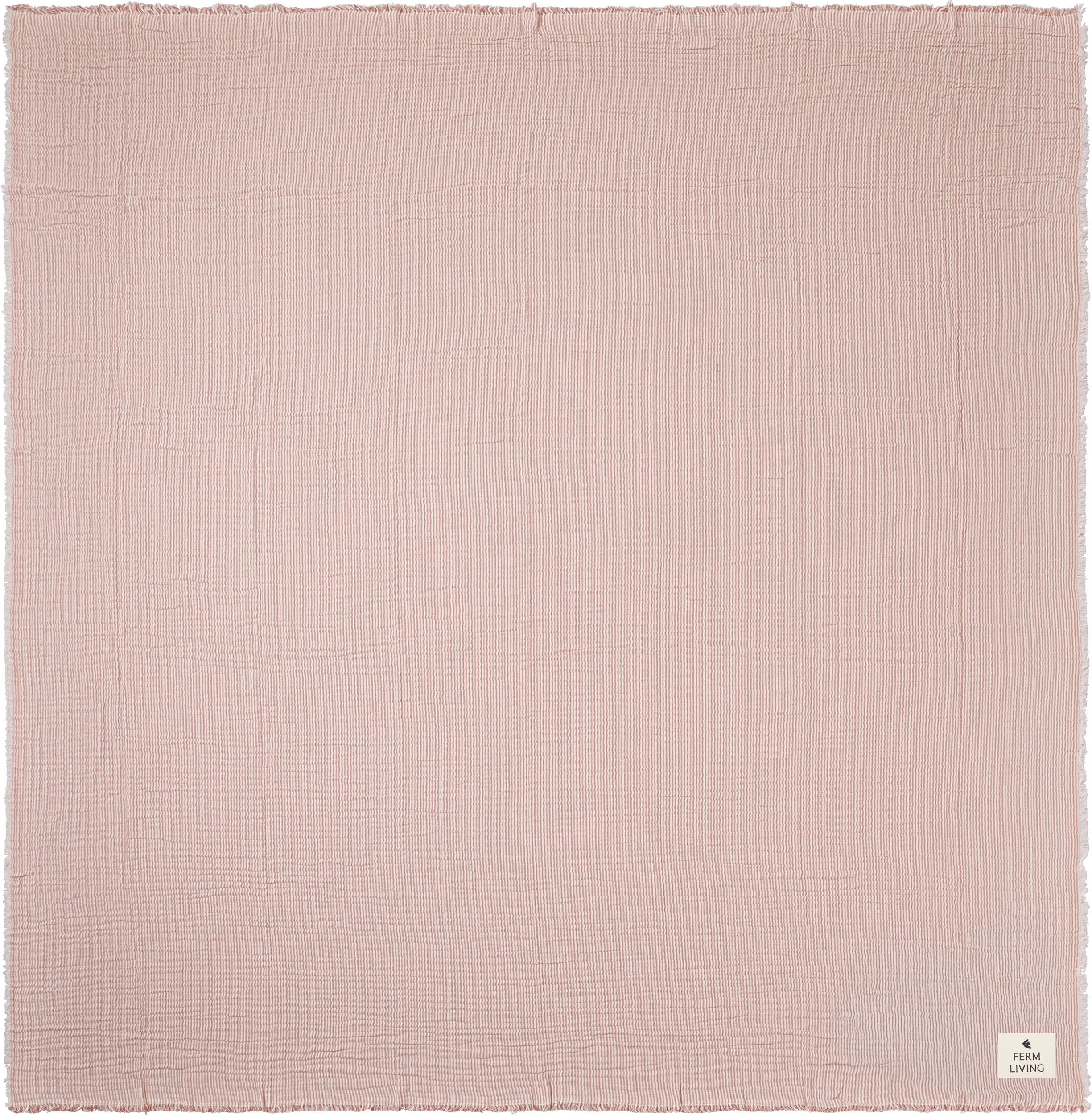 Fino Decke 250 x 240 cm rot-beige