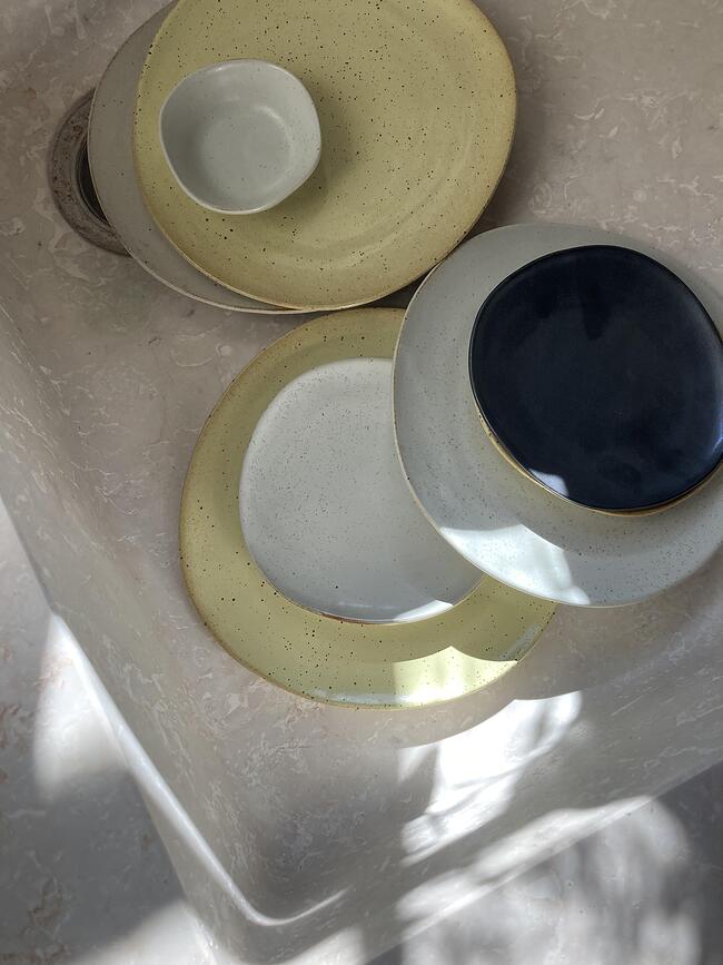 Flow Assiette grande, crème