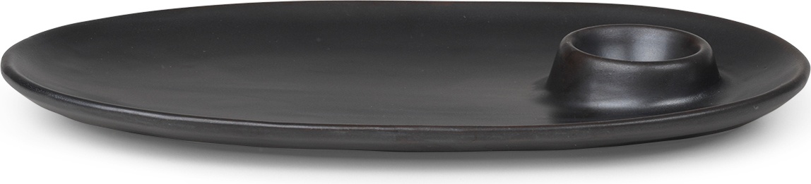 Flow Frühstücksteller schwarz