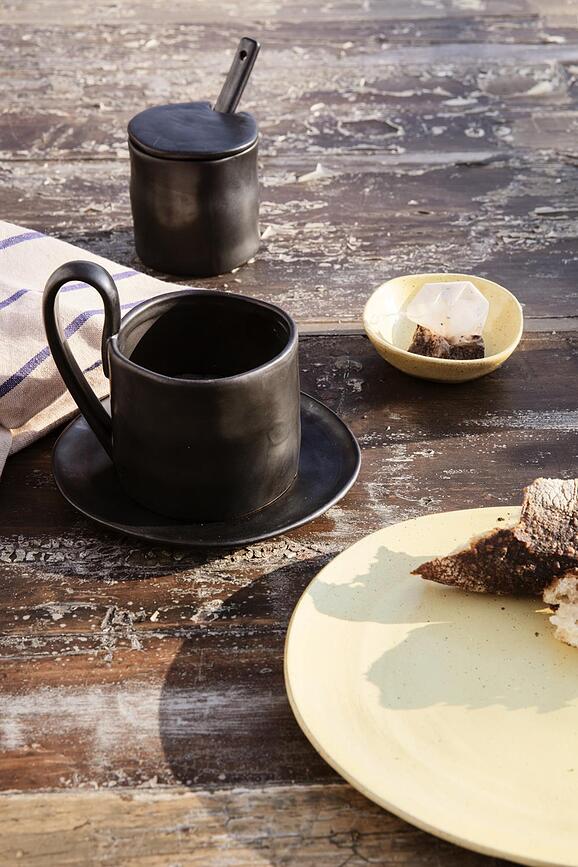 Flow Pot pour confiture, noir