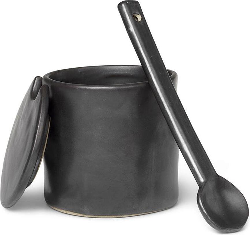 Flow Pot pour confiture, noir