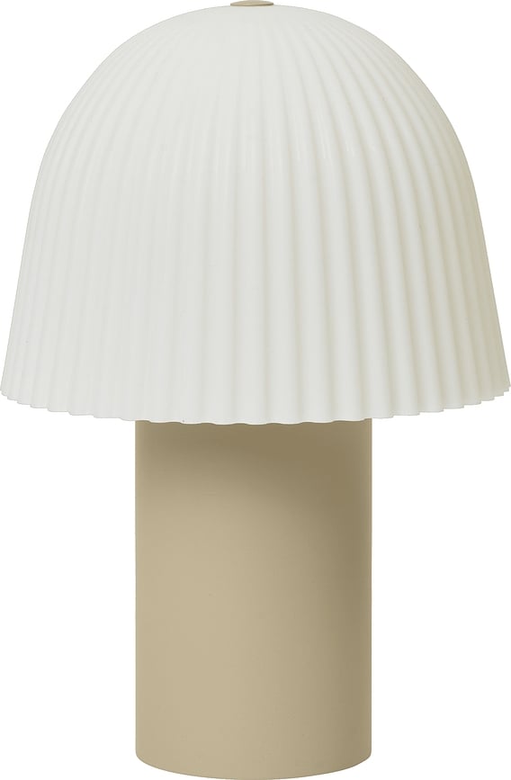 Frill Stolna Lampa bežična 22 cm bijelo-bež