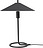 Galda lampa Filo Square melna