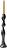 Gale Bougeoir pour bougie classique, 37,5 cm