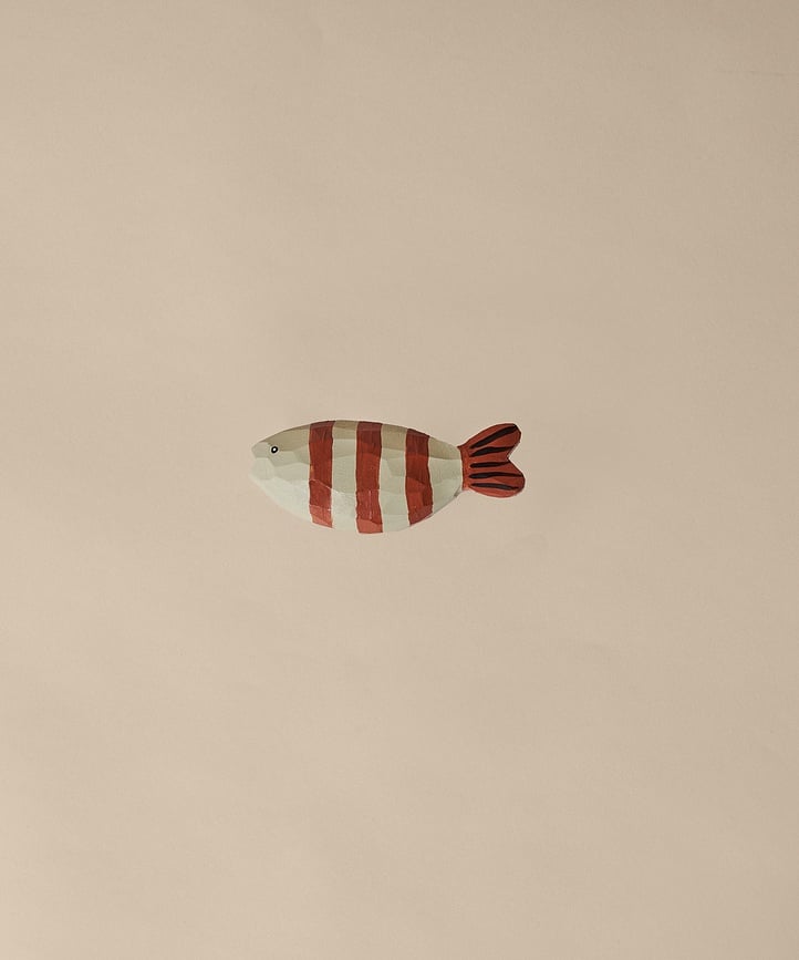 Gancho de pared Harbour, azul grisáceo y coral