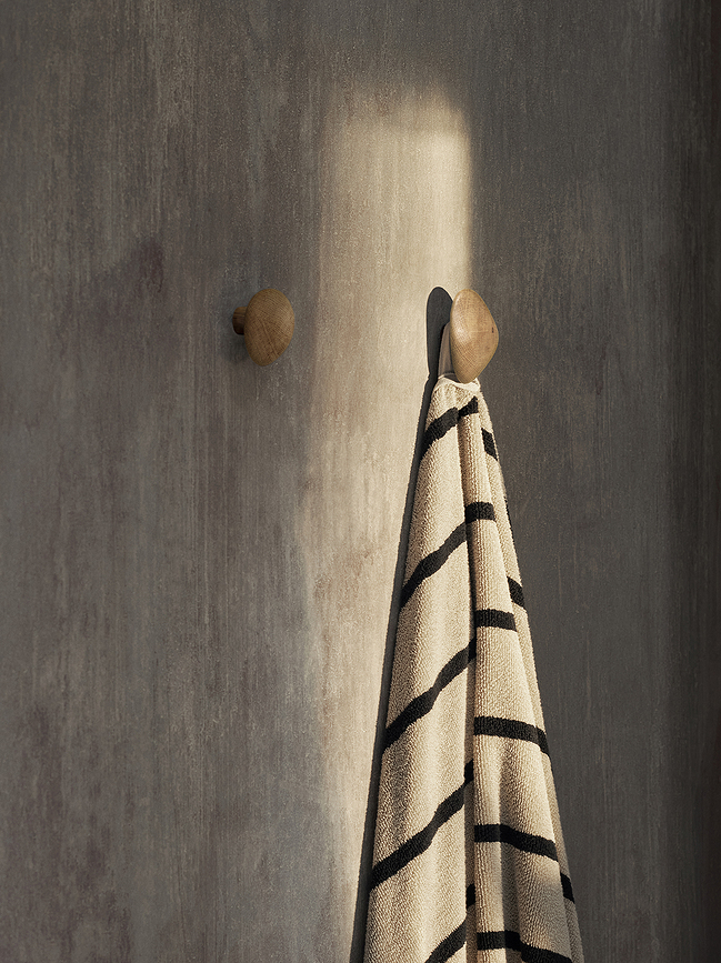 Ganchos de Pared Cairn, madera natural, 2 unidades