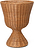 Gėlių lysvė Agnes iš rotango 45 cm