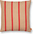 Grand Coussin Décoratif, à rayures, caramel