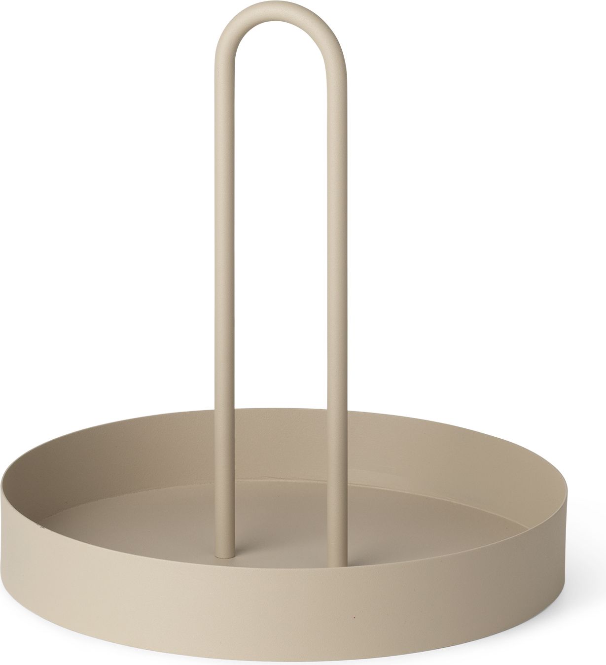 Grib Tablett mit Griff beige