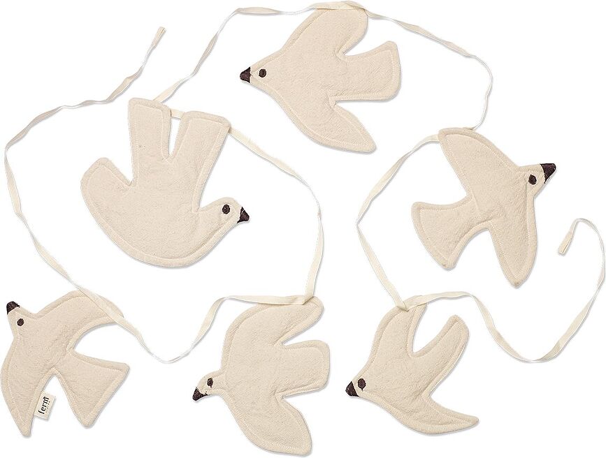 Guirnalda Swif Bird, blanco roto