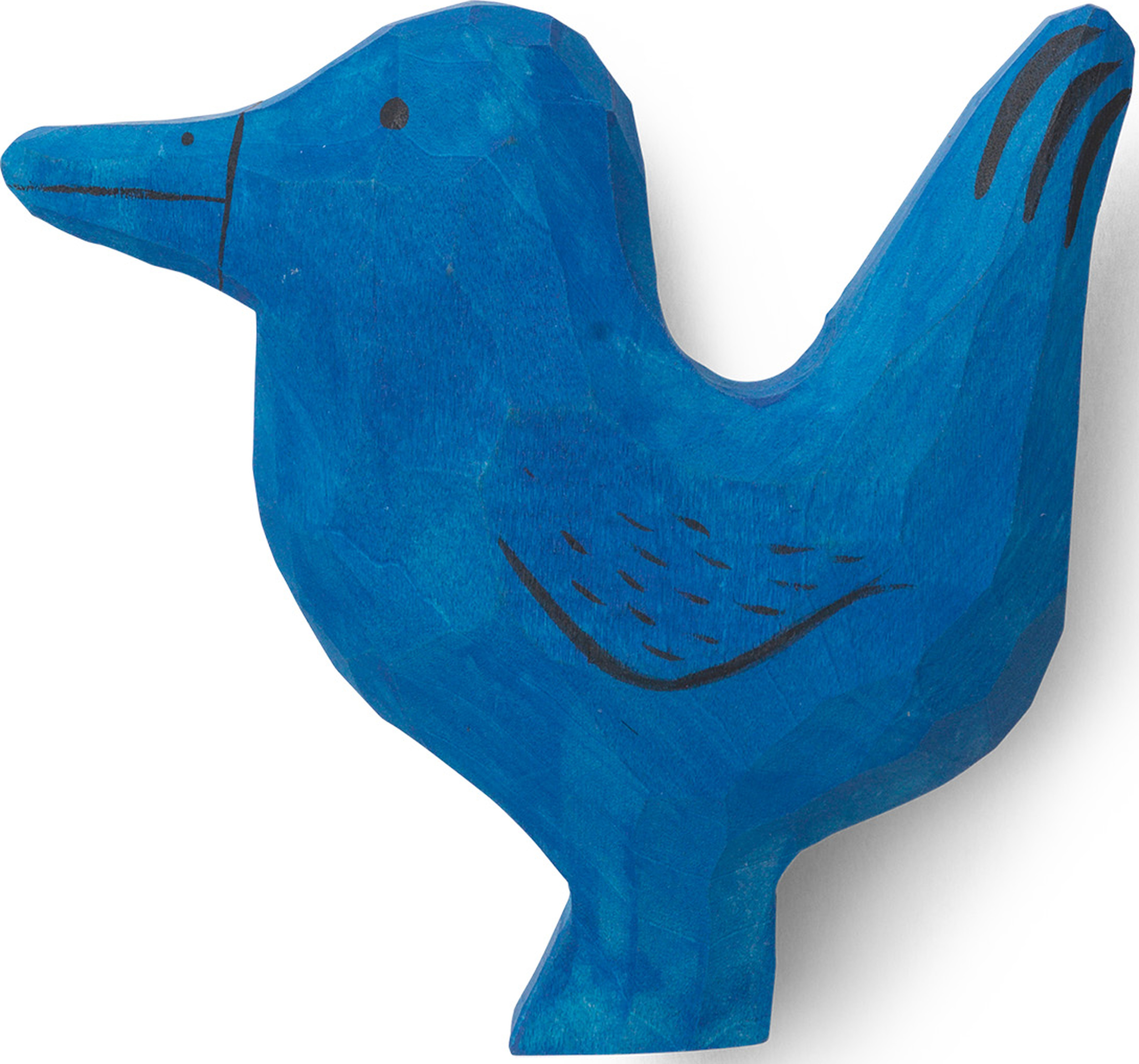 Haczyk ścienny Bird Anton niebieski