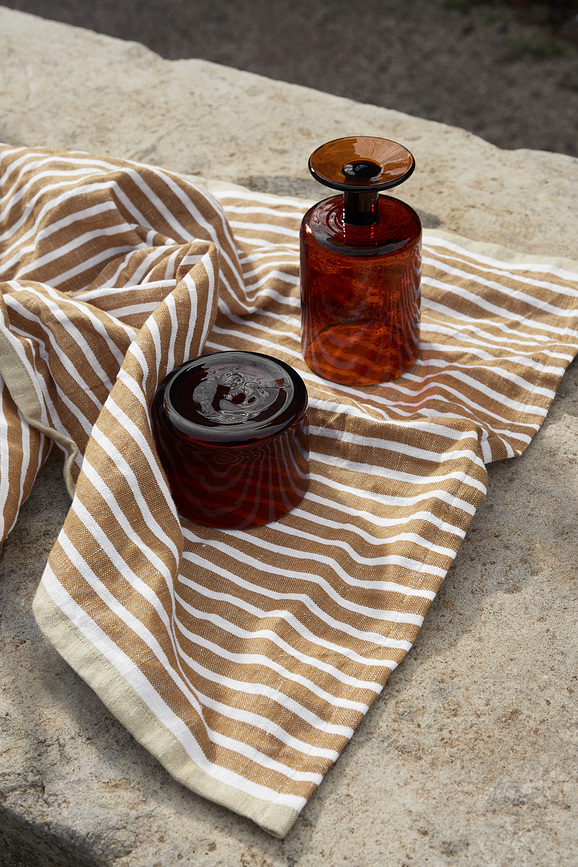 Hale Torchon de Cuisine à rayures, bleu