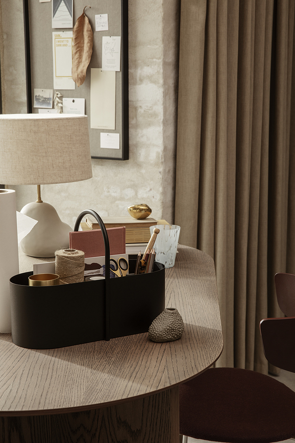 Hebe Abat-jour court, cognac