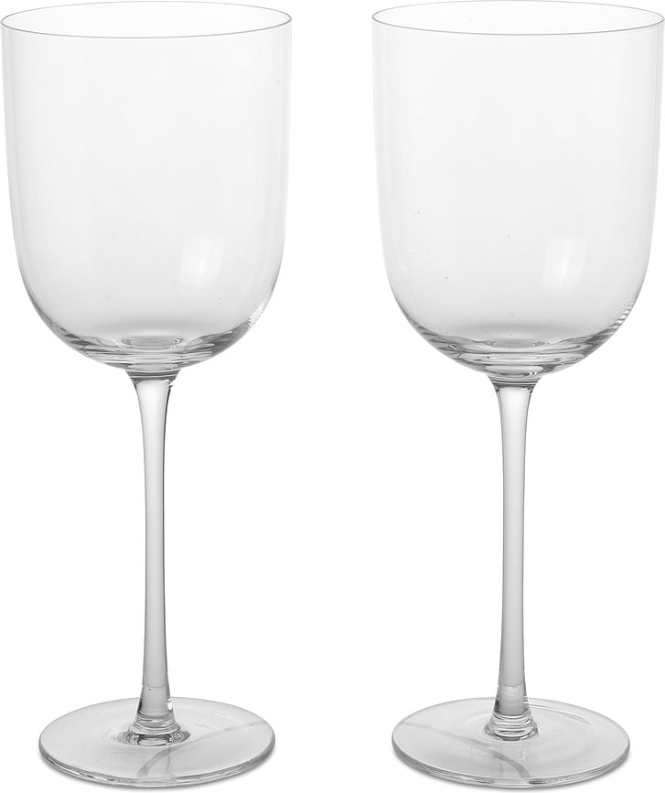 Host Kozarci za rdeče vino, prozorni, 2 kosa