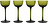 Host Likörglas, mossgrön, 4 st