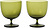 Host Verres à Eau, vert mousse, Lot de 2