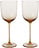 Host Vitvinsglas, ljusrosa, 2 st