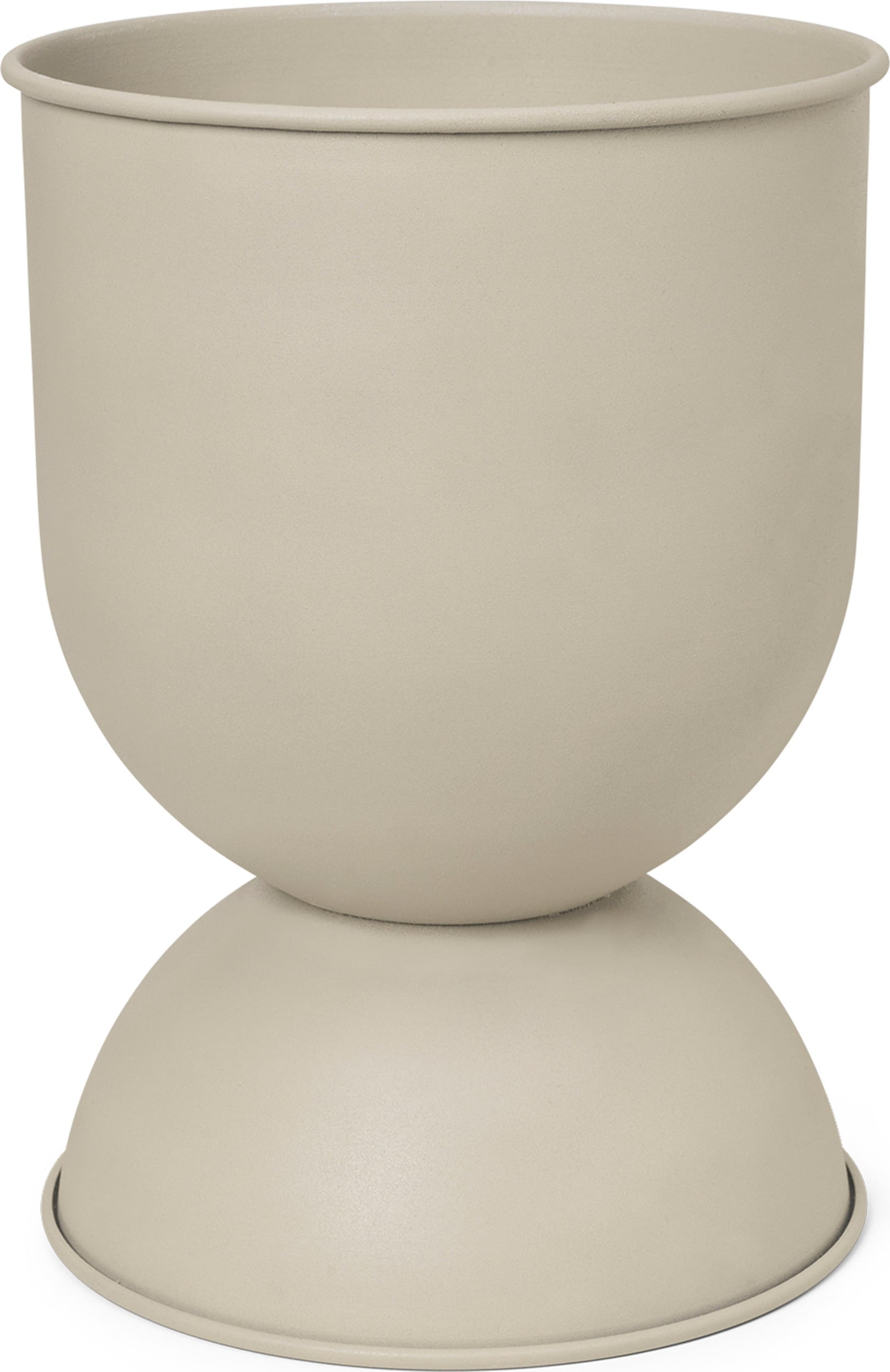 Hourglass Übertopf groß, Kaschmir