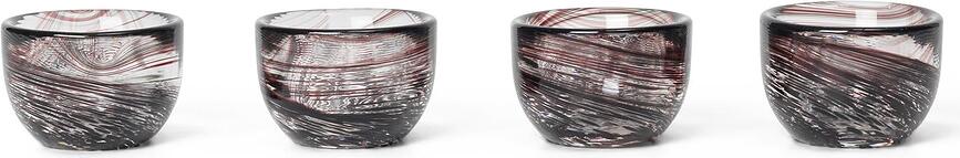 Hueveras Tinta, marrón oscuro, 4 unidades