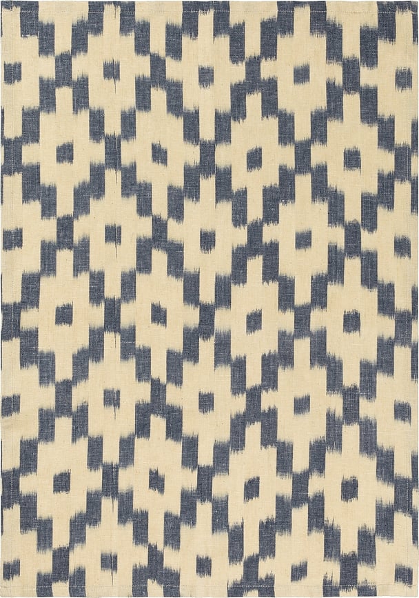 Ikat Krpa kuhinjska 50 x 70 cm bež plava