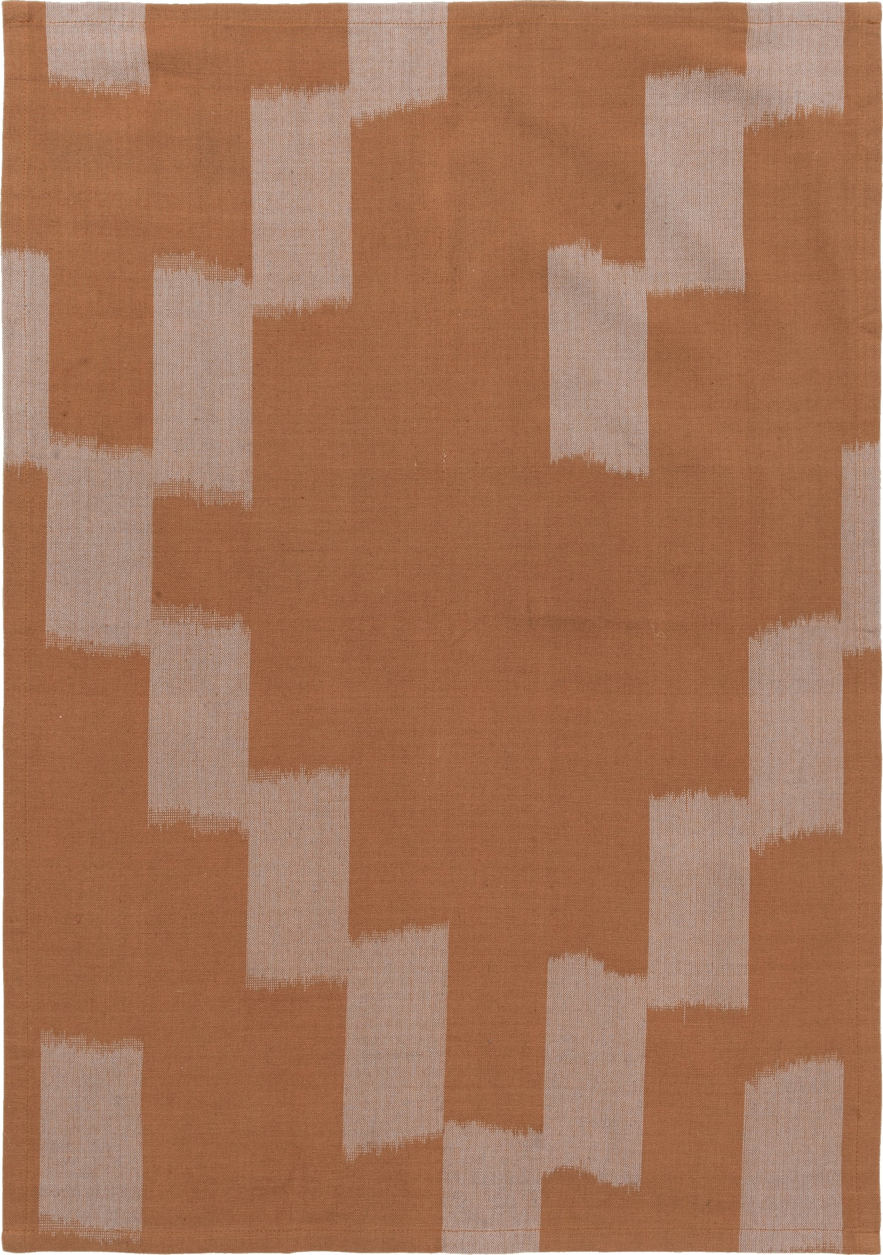Ikat Küchentuch 50 x 70 cm orange-beige