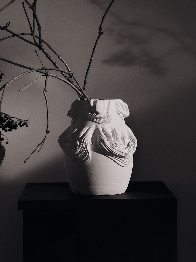 Jarrón decorativo Drisca, 23 cm