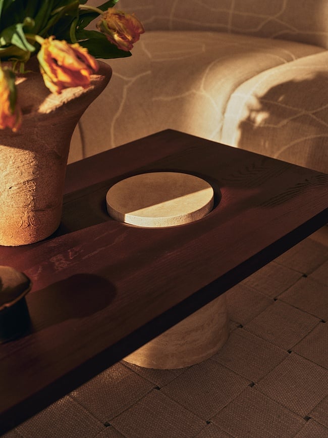 Jarrón Evio 35 cm, verde oliva