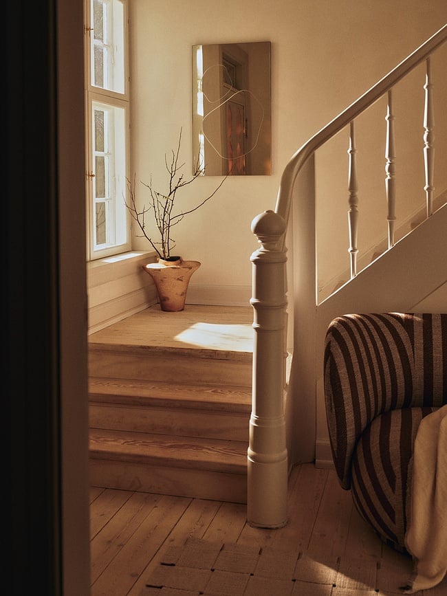 Jarrón Evio 35 cm, verde oliva