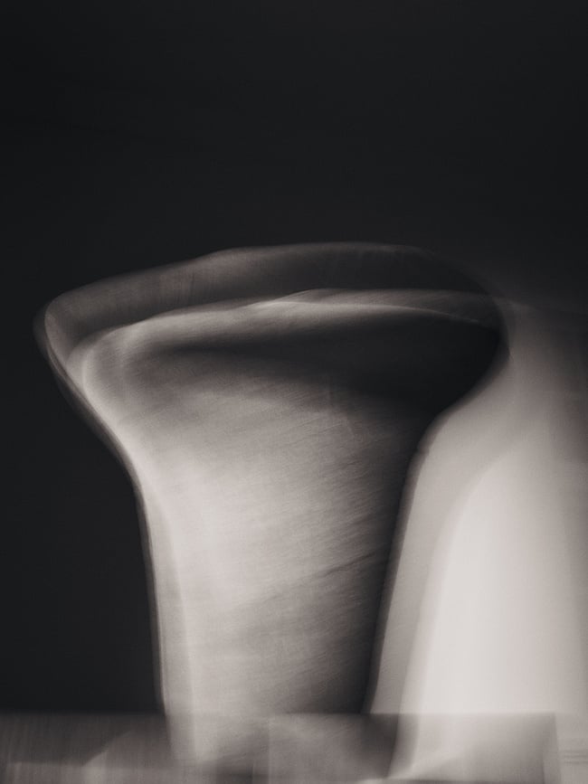 Jarrón Evio 35 cm, verde oliva