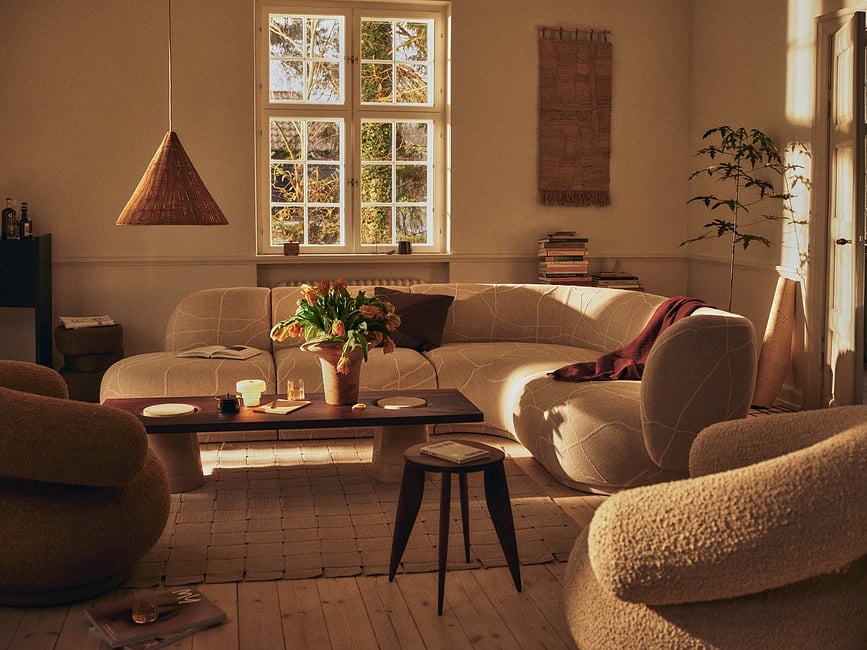 Jarrón Evio 35 cm, verde oliva