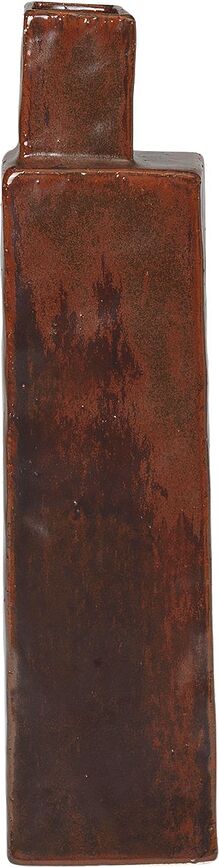 Jarrón Koa, 40 cm, marrón rojizo