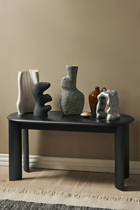 Jarrón Yara, 24 cm, gris claro