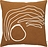 Jot Housse de Coussin 50 x 50 cm, marron