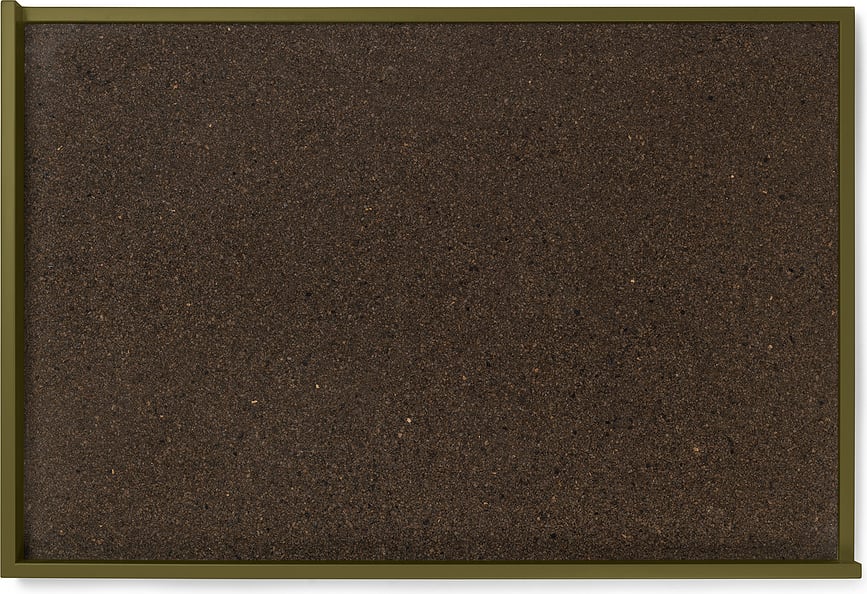 Kant Pinnwand aus Kork 63 x 96 cm olivenfarben