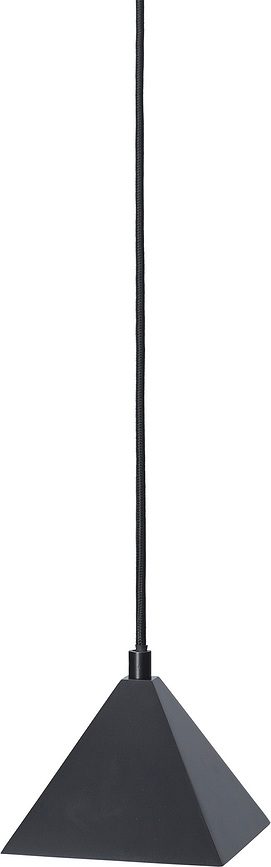 Kare Viseča svetilka, črna