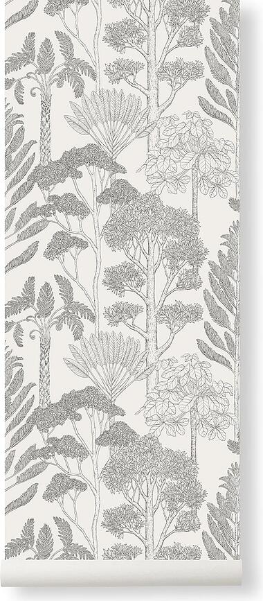 Katie Scott Trees Wallpaper cream