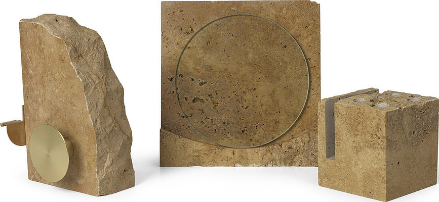 Klint Dévidoir à Ruban Adhésif, en travertin