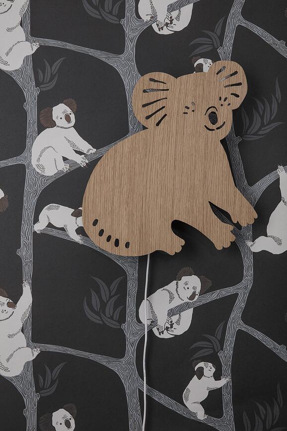 Koala Wallpaper grey
