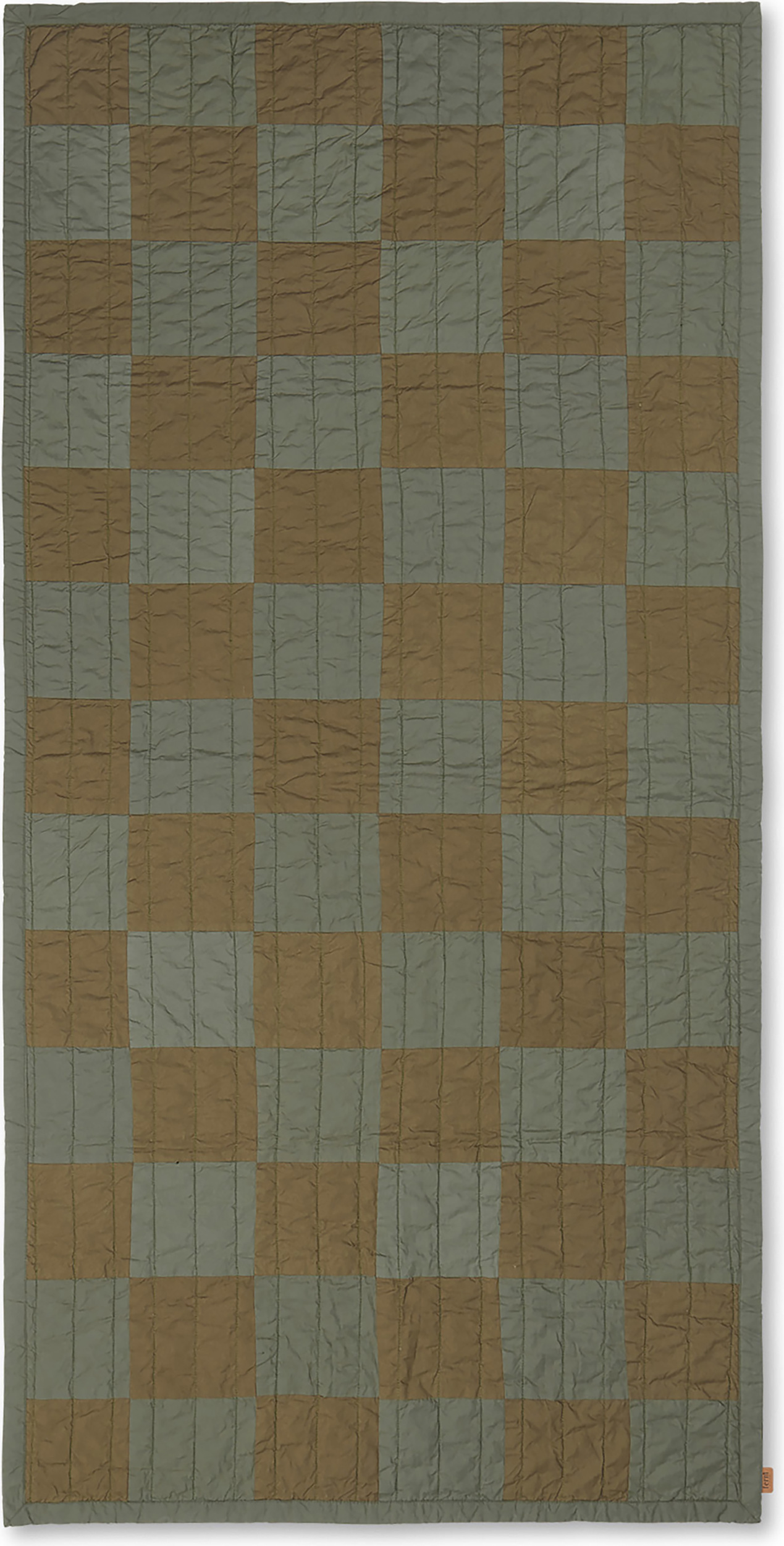 Kocyk dziecięcy Duo Quilted 90 x 187 cm zielony