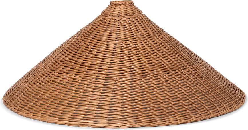 Konusveida abažūrs Dou rotangpalmas 68 cm