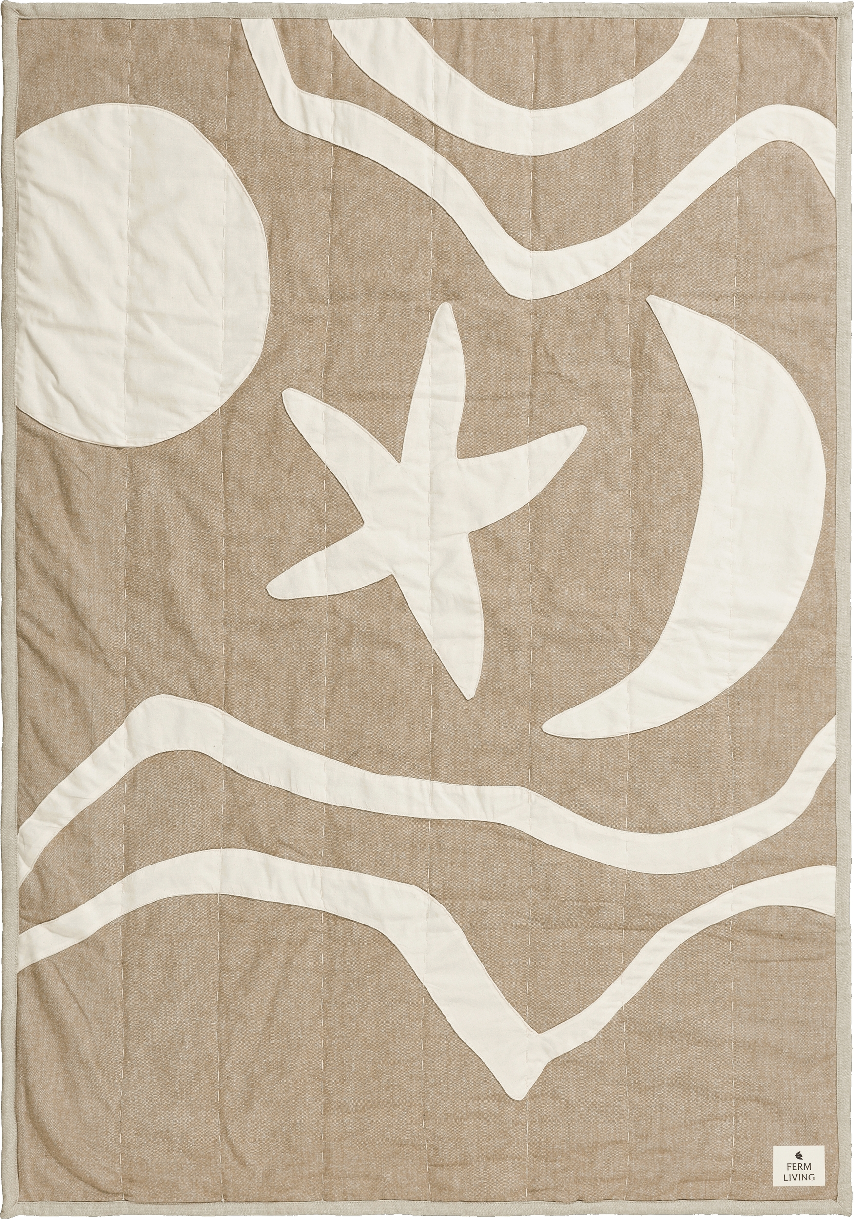 Kove Decke 120 x 80 cm hellbraun