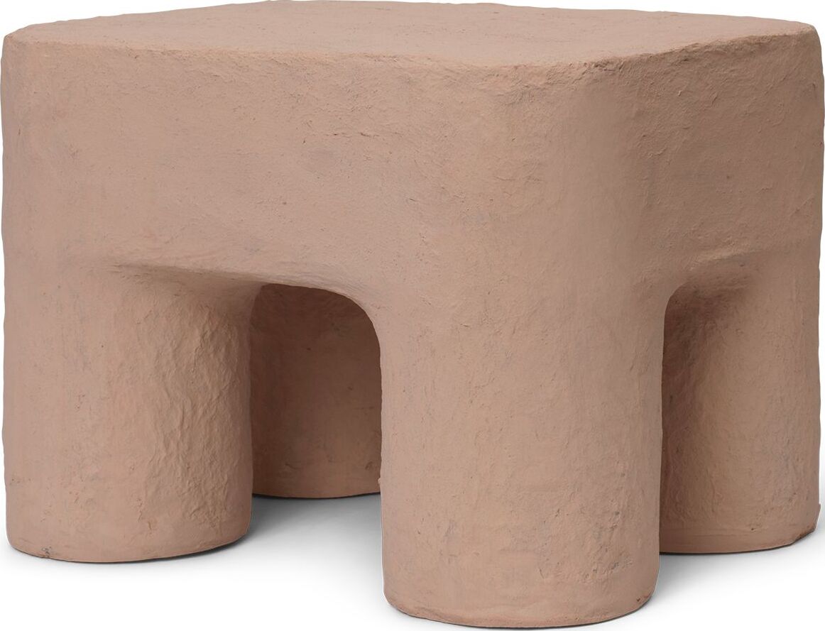 Ferm Living Krēsls-Taburete Podo rozā